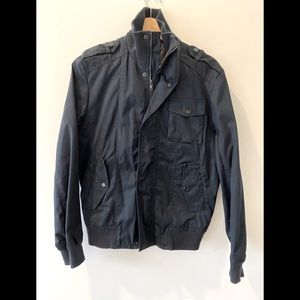 NWOT H&M Military zip front jacket